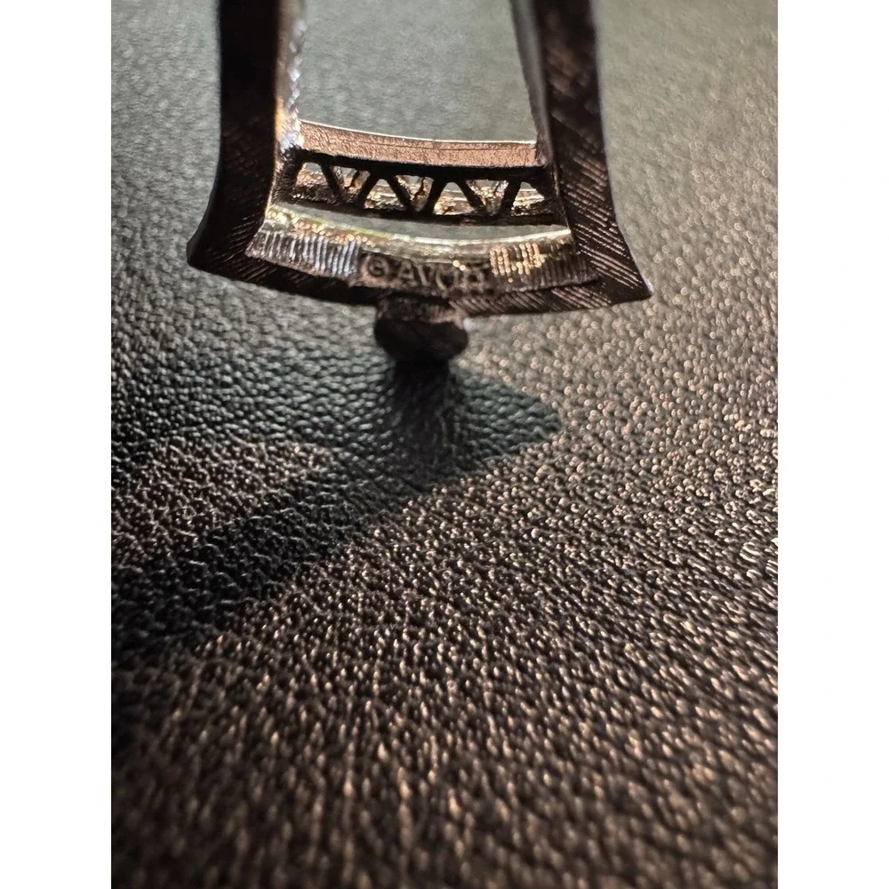 Vintage Avon Festive Bell Lapel Tack Pin 1981 Silver‎ Tone 1